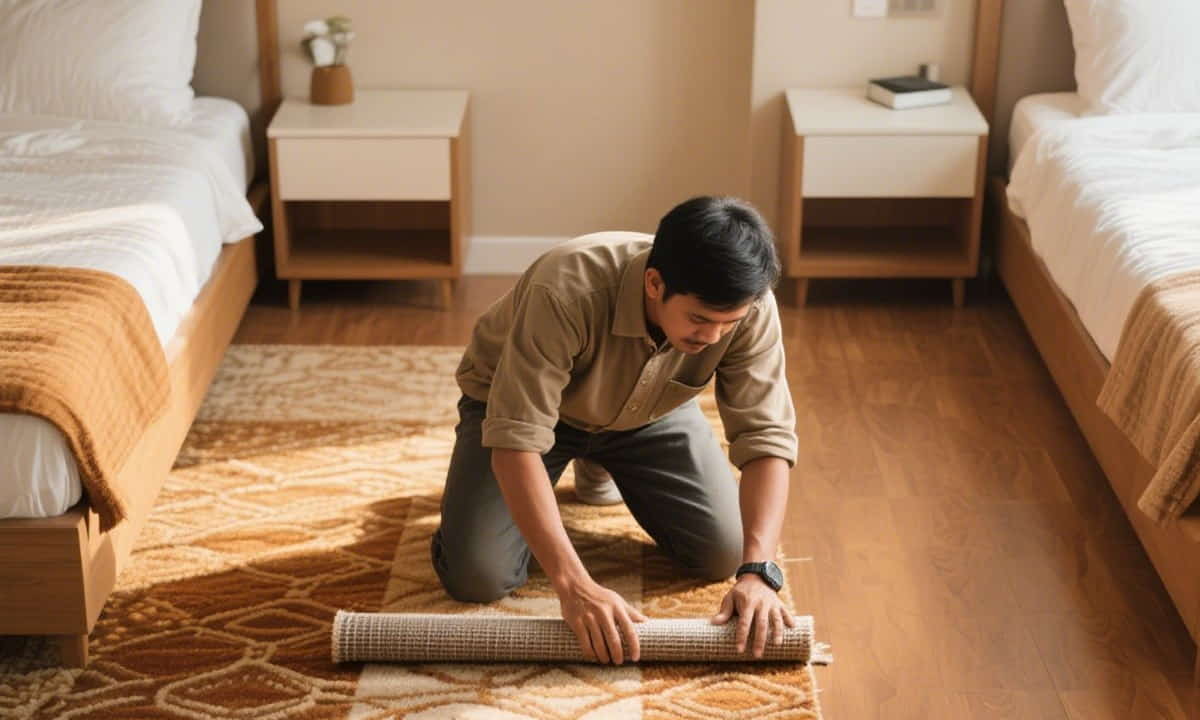 Jasa Pemasangan Karpet Kamar Tidur 2