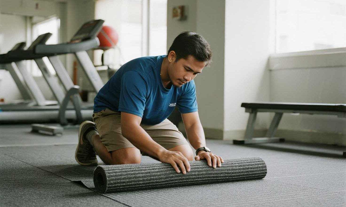 jual pasang karpet gym fitness murah 2