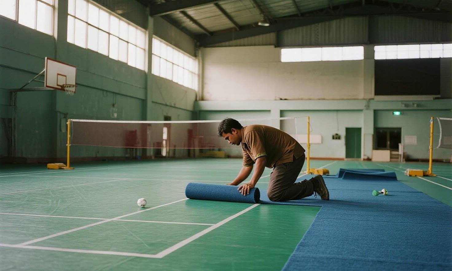 jual pasang karpet olahraga indoor murah 4