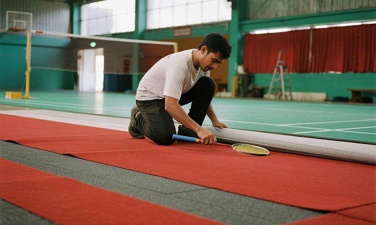 jual pasang karpet olahraga indoor murah 5