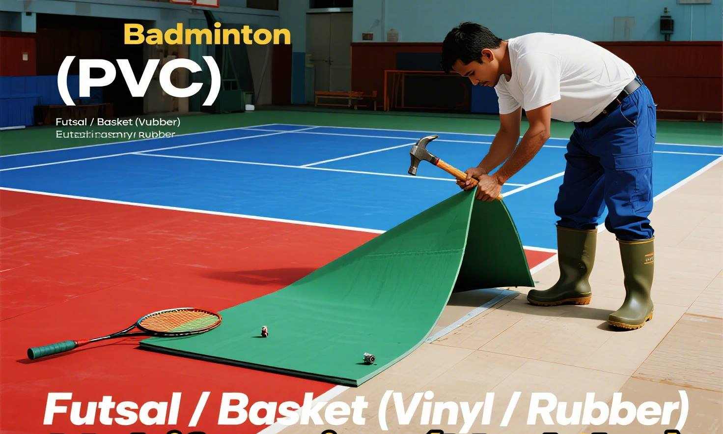 jual pasang karpet olahraga indoor murah 7