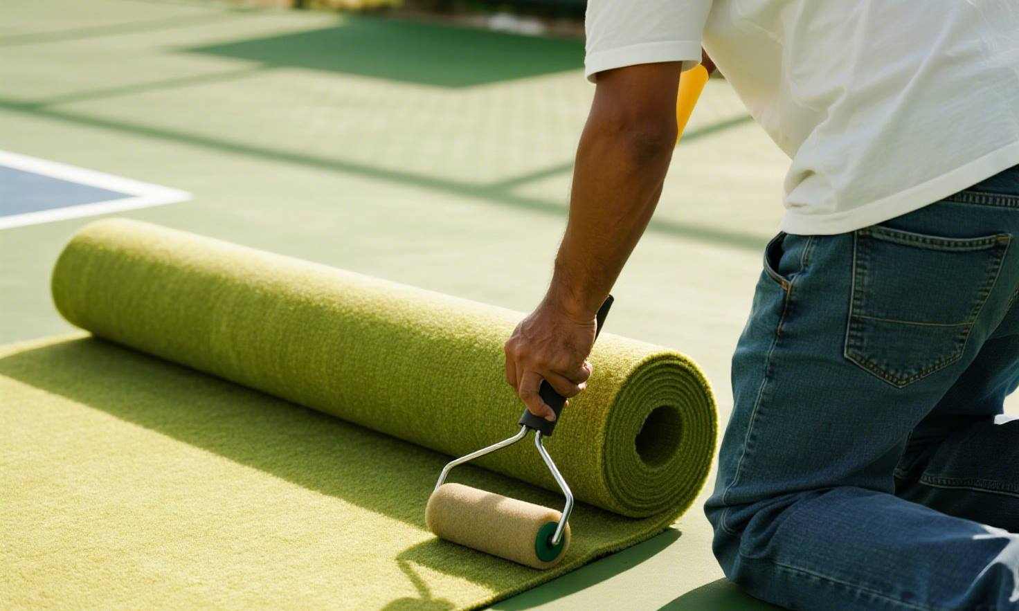 jual pasang karpet padel murah 2